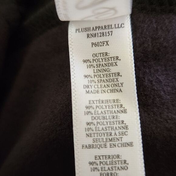 Plush Cozy Snake Print Loungewear Fleece Lined Legging Pants Size Medium - Picture 8 of 8